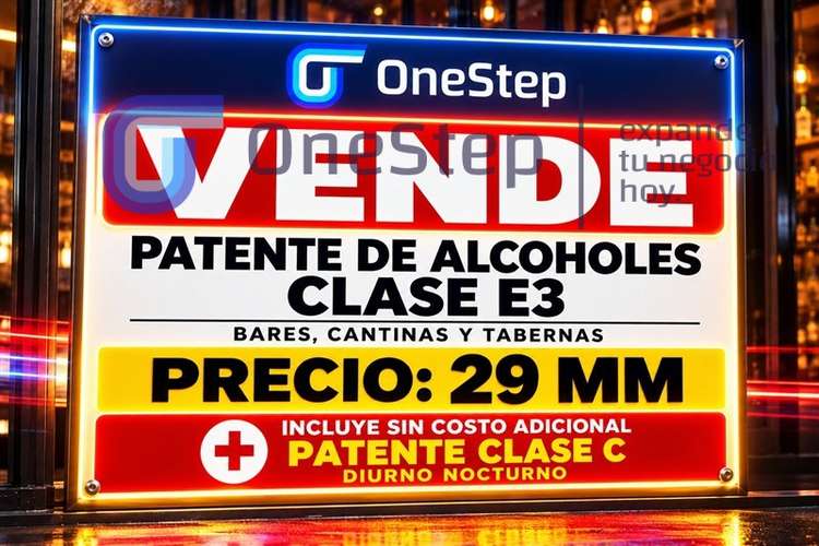Patente E3 de Cantina, Bar, Pub y Taberna en Renca - Imagen 1
