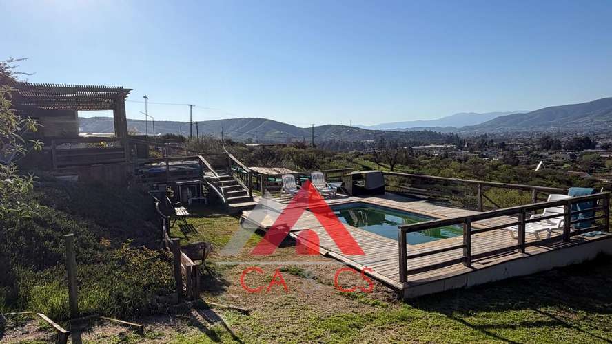 PARCELA CON CASA, PISCINA EN CONDOMINIO EN LIMACHE 3 DORM ,3 BAÑOS