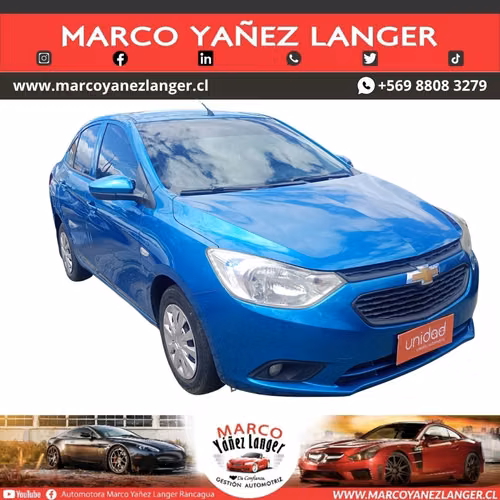 CHEVROLET SAIL 1.5 / AÑO 2018 / EXCELENTE ESTADO