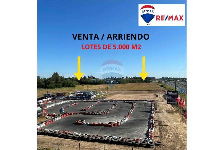 Arriendo lotes de 5.000 m2-3 uf x m2 cruce unihue.