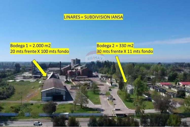 Se arrienda bodega 2.000 m2 ex iansa linares