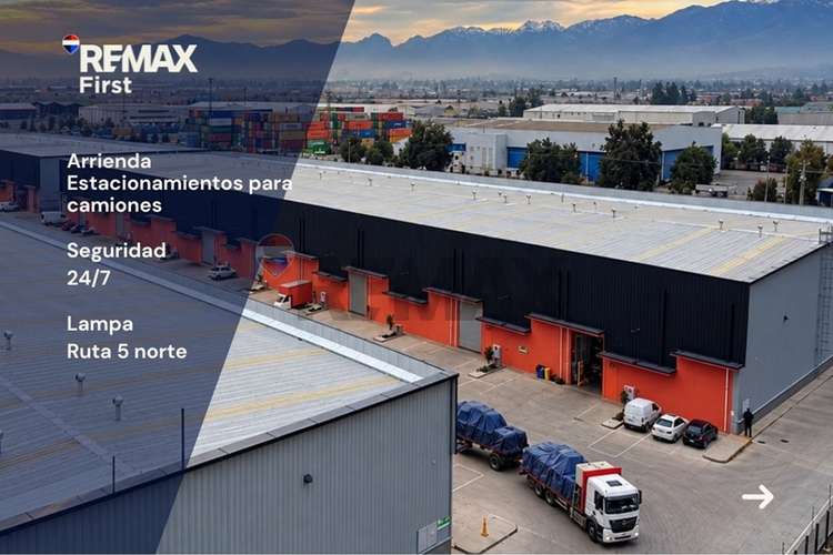 Arriendo estacionamiento camiones en lampa