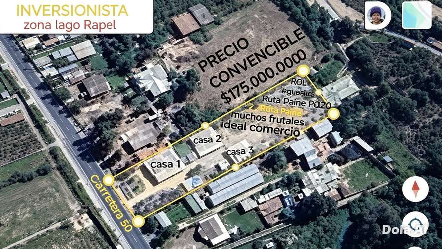 3 Casas Terminadas, Zona Lago Rapel, Borde Carretera