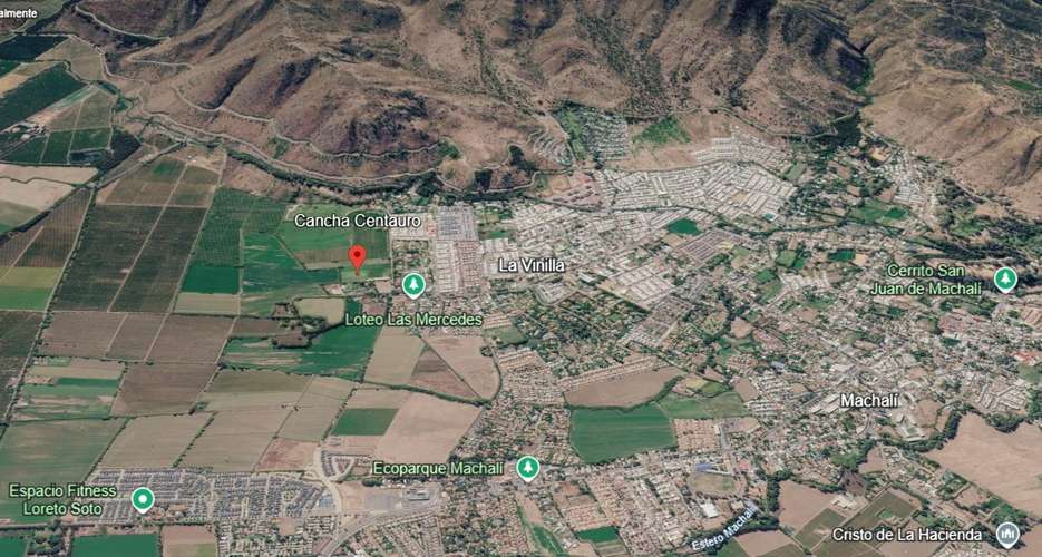 TERRENO URBANO PLANO IDEAL CONDOMINIO 8462 M2 EN MACHALÍ