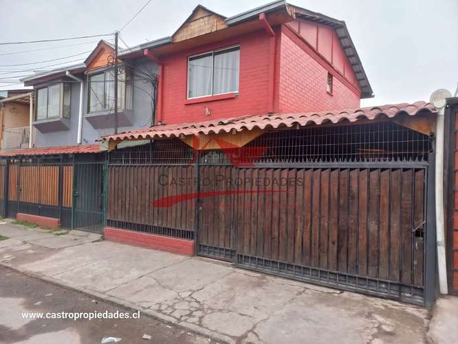 CASA DOS PISOS, 3 HAB 2 BAÑ, QUILICURA