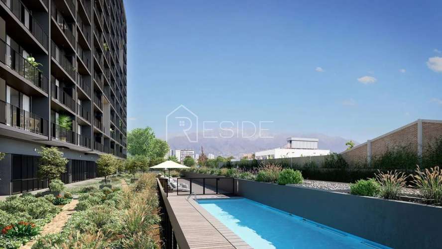 MODERNO DEPARTAMENTO DE 1 DORMITORIO CON BODEGA EN ÑUÑOA - Imagen 17
