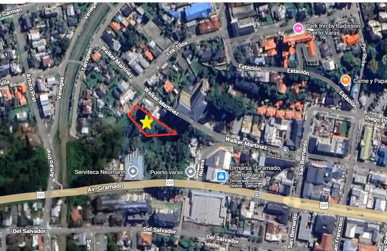 Vendo Sitio 594m2 Centro Puerto Varas