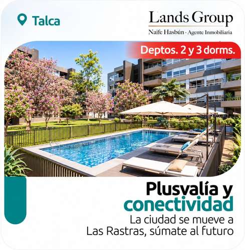 Talca Las Rastras .En venta departamentos 2d/db - Imagen 3