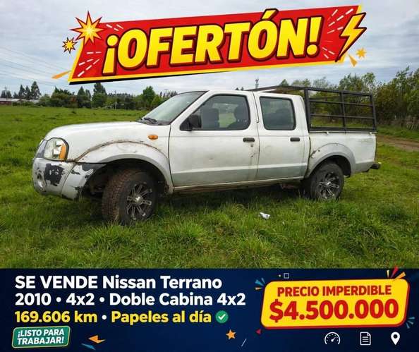 Nissan terreno  año 2010