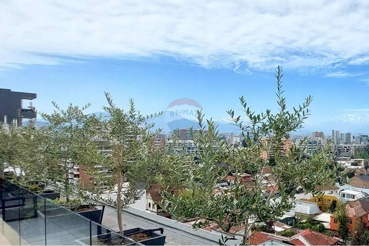 Moderno dpto en ñuñoa,  con terraza y vista