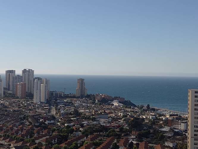 Hermoso departamento vista parcial al mar 2D, Estacionamiento y Bodega, Concón