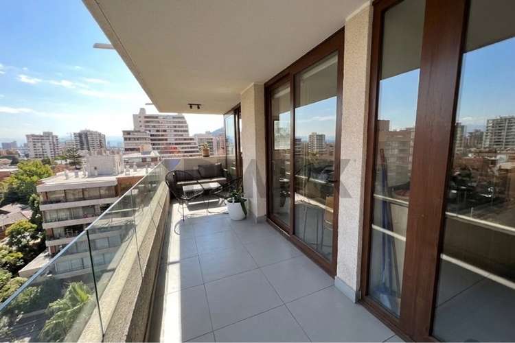 Departamento amplia terraza, metro los leones