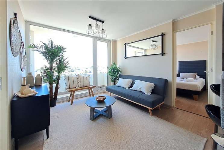 Arriendo Amoblado Depto. Estilo Mariposa, 2D/2B, Osorno.