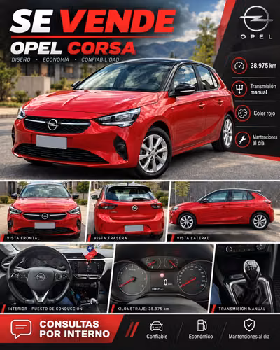 Se vende Opel Corsa año 2023