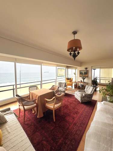 Luminoso departamento amoblado con vista al mar (188240)