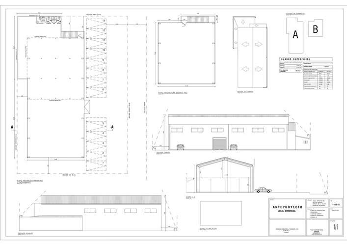 PROYECTO LOCAL 780M2 MALL CHINO-SUPERMERCADO-LA CALERA