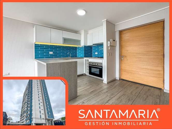 Arriendo Dpto de 1 dorm.y estac en Las Heras, Concepción
