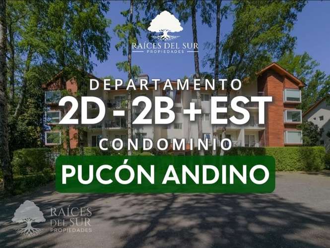 2D 2B + Estaci. Condominio Pucón Andino