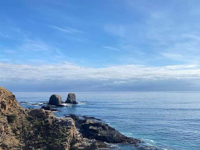 Parcelas planas en Pichilemu, orilla de asfalto.
