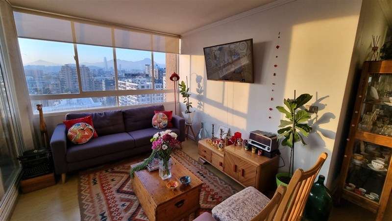 Depto en arriendo de 2 dorm. en Ñuñoa - Estacionamiento