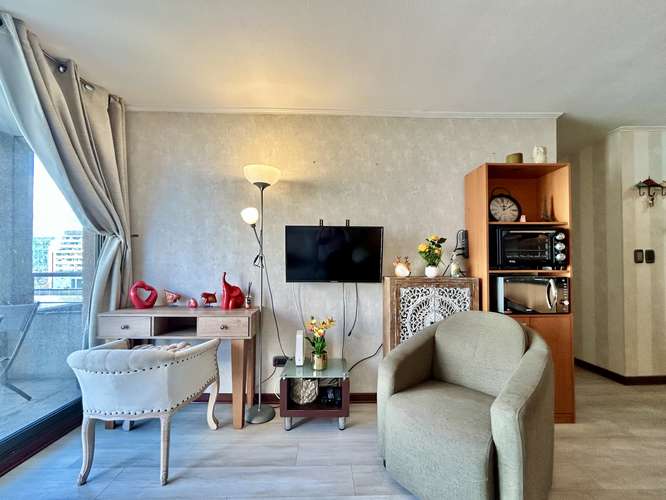 ARRIENDO DEPARTAMENTO AMOBLADO EN PROVIDENCIA - Imagen 8