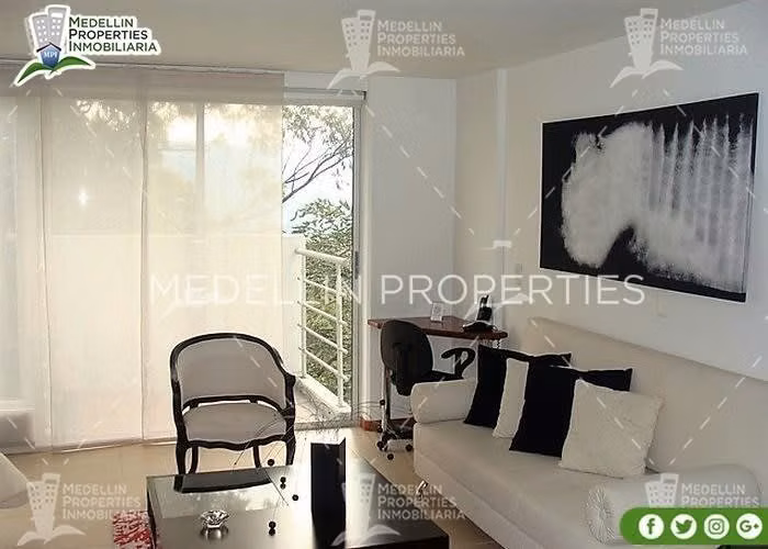 APTOS AMOBLADOS EN MEDELLIN POR MESES Cód: 