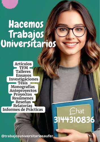 Se hacen tesis de grado, TFM, monografías, artículos, ensayos y mas
