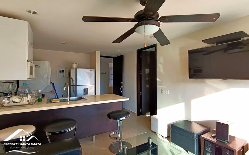 Venta Apartaestudio en El Rodadero de Santa Marta, Colombia