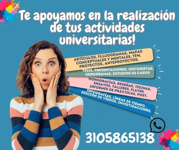 Se hacen tesis de grado, monografías, artículos, tesinas y TFM