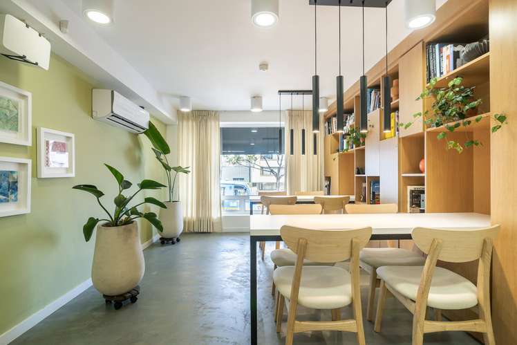 Alquiler de oficina abierta bellamente diseñada para 15 personas en Bogotá, Spaces Nogal