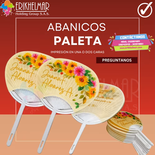 Abanicos paleta