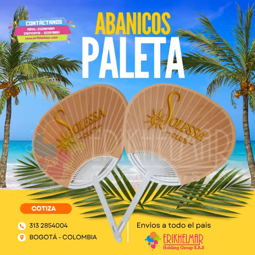 Abanicos paleta