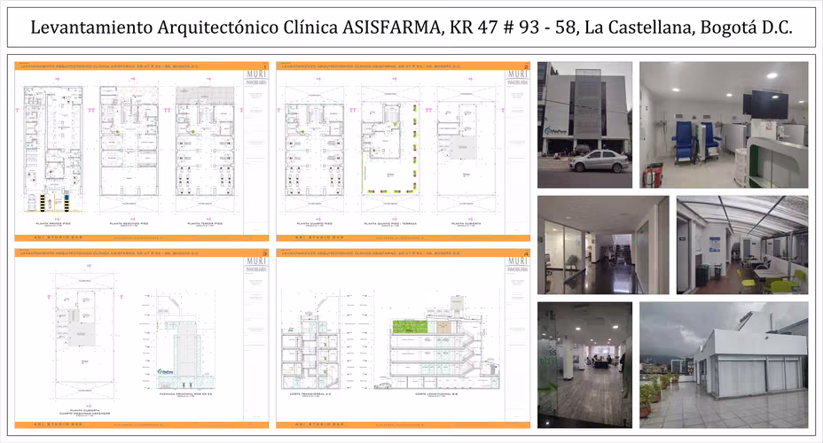 SE REALIZAN LEVANTAMIENTOS ARQUITECTÓNICOS