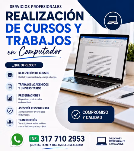 IMPLEMENTATION OF COURSES AND WORK IN A CONVEYOR