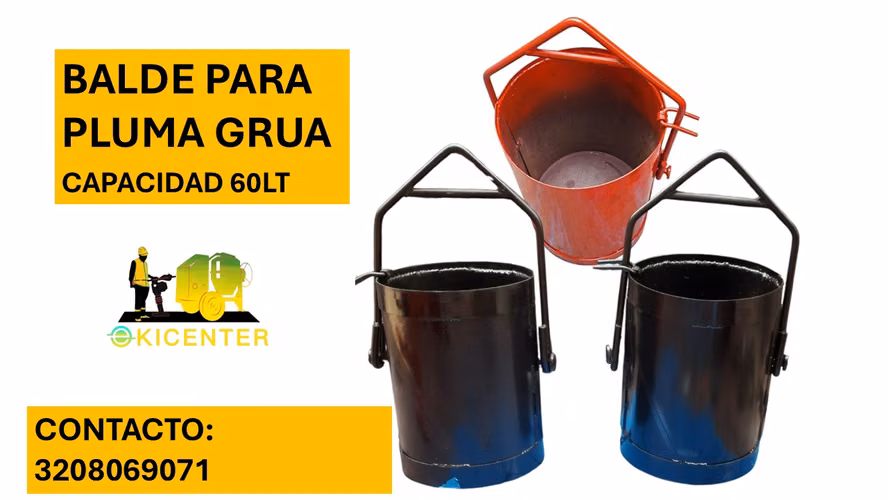 BALDE PARA PLUMA GRUA - MAQUINARIA