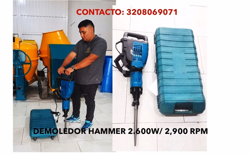 TALADRO DEMOLEDOR  ELECTRICO  W