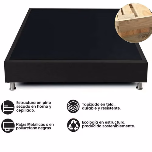Base cama semidoble como nueva – Excelente estado