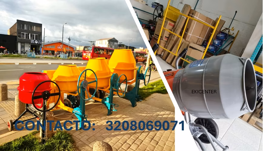 MEZCLADORAS DE CONCRETO TIPO TROMPO 2B DIESEL