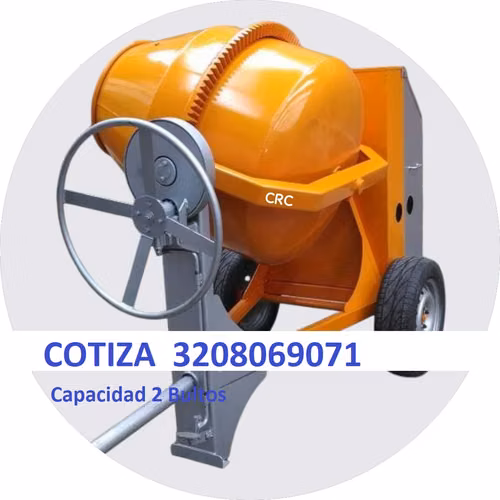 MEZCLADORAS DE CONCRETO TIPO TROMPO 2B DIESEL