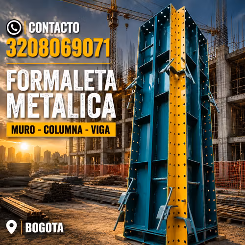 METAL FORMALET IN WALL AND COLUMN MODULES