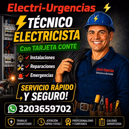 Electricista,Usaquén, santa Ana, Modelia, el Salitre, Villa Luz, Usatama, Colseguros, Armenia, La Magdalena, El Chico.