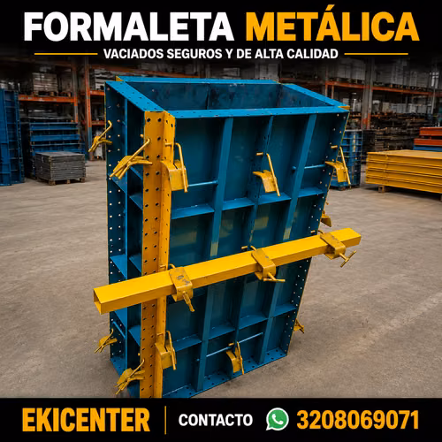 FORMALETA O ENCOFRADO PARA CNSTRUCCION MURO Y COLUMNAS