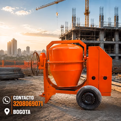MEZCLADORAS DE CONCRETO TIPO TROMPO 2B DIESEL