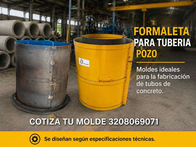 FORMALETA O MOLDES PARA POZO-  TUBERIA 