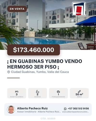 VENDO HERMOSOS APARTAMENTOS EN CIUDAD GUABINAS EN YUMBO - Imagen 4