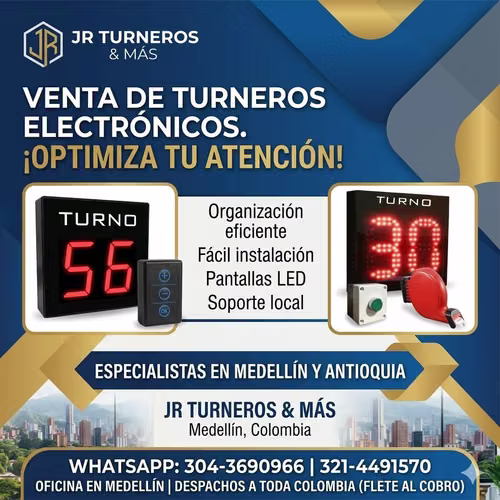 En Zipaquira TURNEROS ELECTRÓNICOS