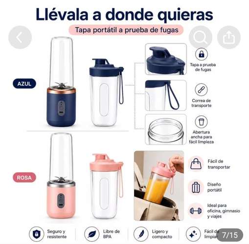 Licuadora portátil 