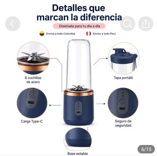 Licuadora portátil 