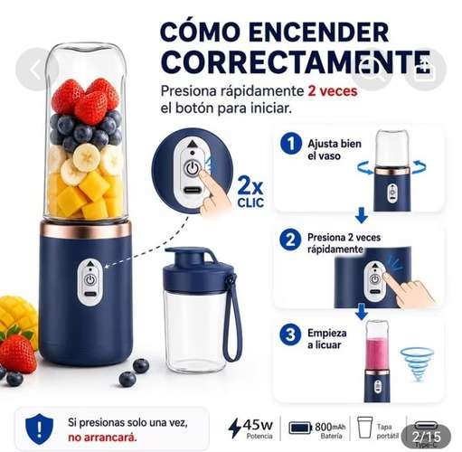 Licuadora portátil 