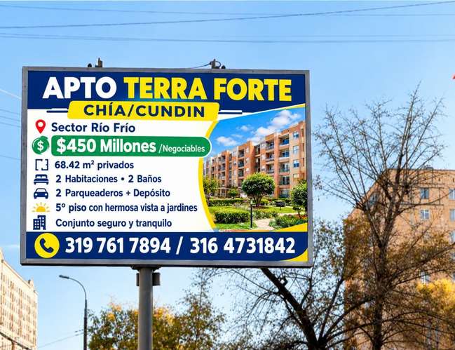 APARTAMENTO EN VENTA — CONJUNTO TERRA FORTE, CHÍA